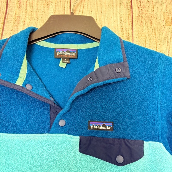 Patagonia Synchilla Womens lightweight Snap Pullover sweaters size Small - Picture 3 of 10